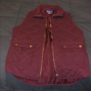 Maroon vest